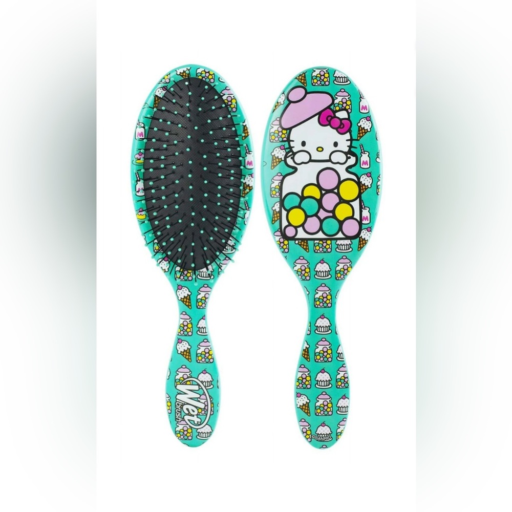 Wet Brush NIB HELLO KITTY Detangling All Hair Types Limited Edition Bubblegum 🫧